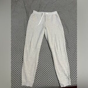 Lululemon Mens City Sweat Joggers [M - Heathered Ultra Light Grey/Sea Salt]